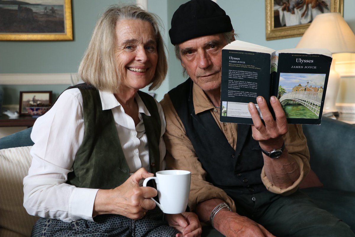 #Bloomsday at Borris @Writingandideas 
Sinead Cusack and Jeremy Irons brought the house down with a wonderful reading from #Ulysses episodes #Calypso and #Penelope , with @annieryanwest at the helm
Photo by me
@Ulyssesin80