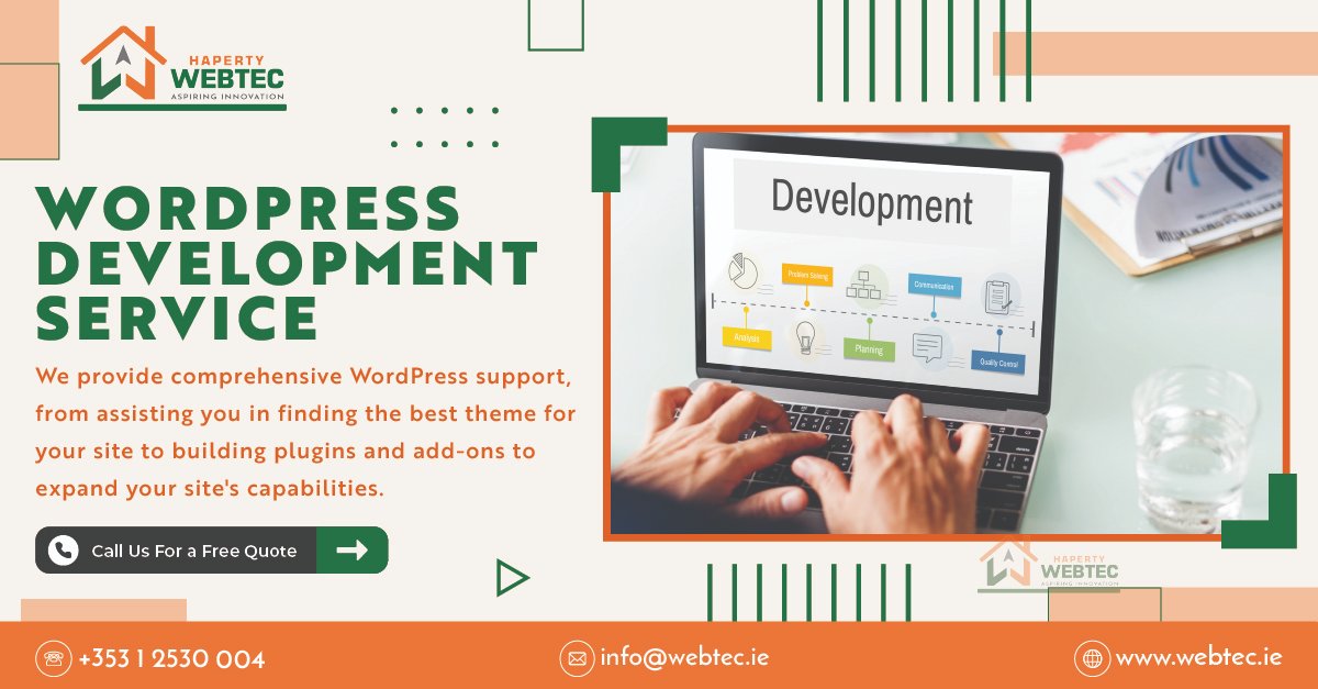 HapertyWebTec's tweet image. No need to search further than WebTec for top-notch WordPress development services. For more information about the services we provide, please contact us right away. 😁🤝

#wordpress #wordpressdevelopmentcompany #development #wordpresswebsite #WordPressDevelopmentServices