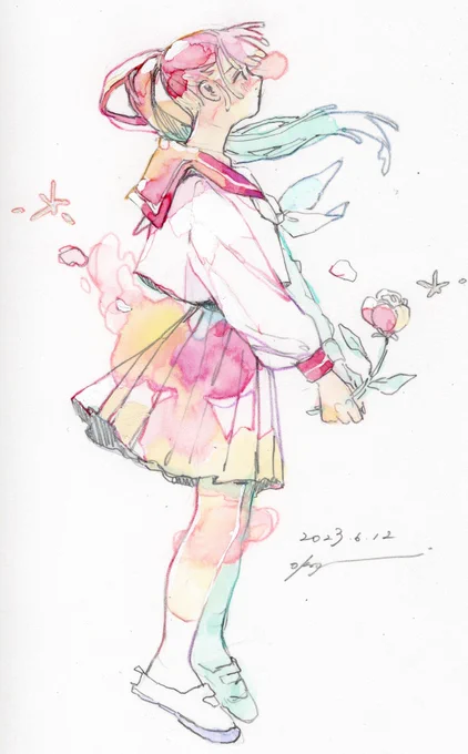 すぐそこに、 #illustration