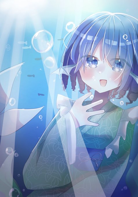 「japanese clothes mermaid」 illustration images(Latest)