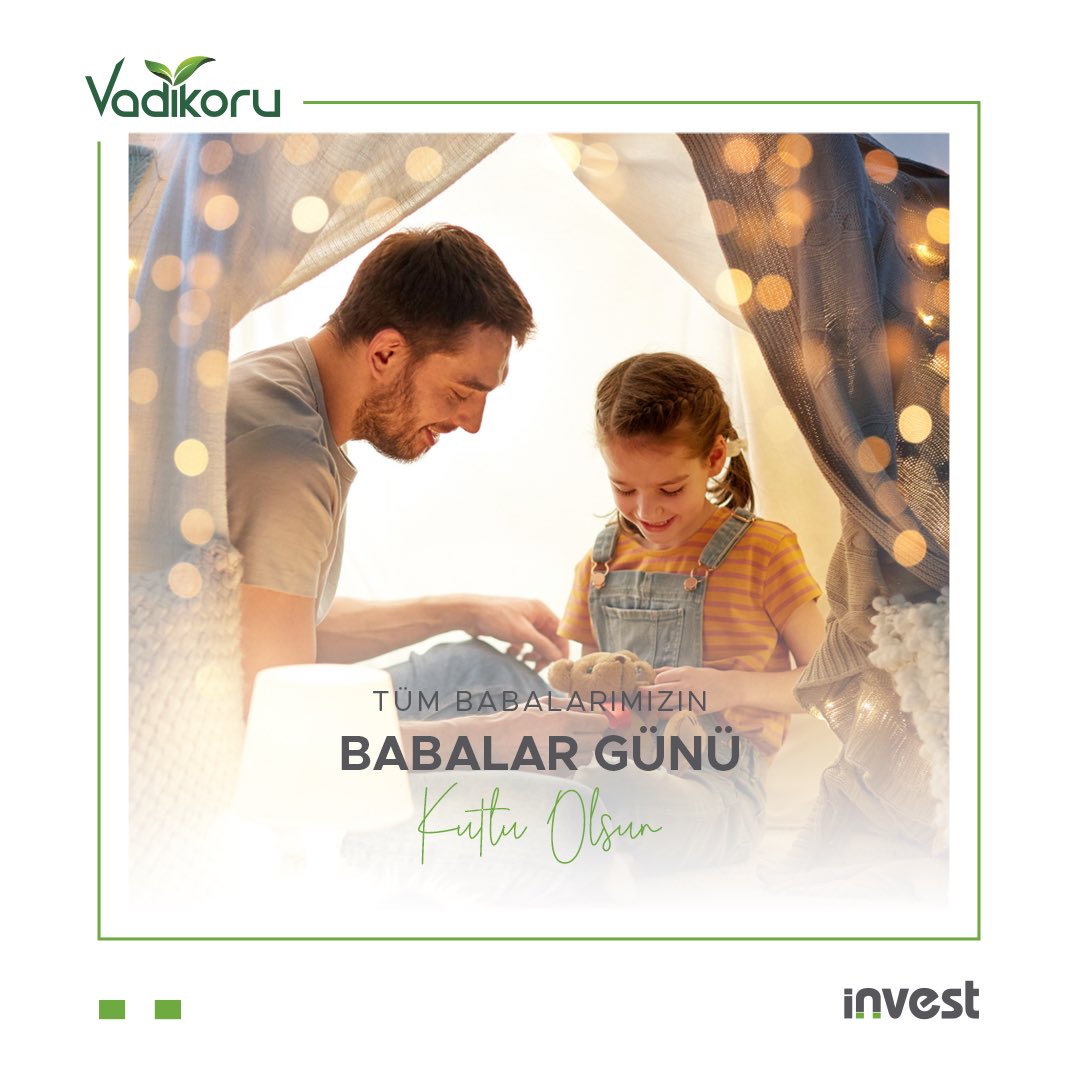 Tüm babalarımızın Babalar Günü kutlu olsun. 💐

#investinsaat #vadistanbul #vadistanbulavm #vadistanbulteras #vadistanbulpark #vadikoru #vadistanbulbulvar #express24 #gölplus #istanbul #city #sociallife #architecture #office #life #building #invest #investvadi