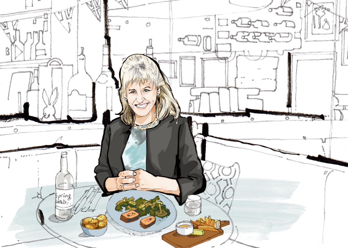 This months <a href="/ObsFood/">The Observer Food</a> illustration is the NFU President <a href="/Minette_Batters/">minette batters</a> Catch it online &amp; in print today