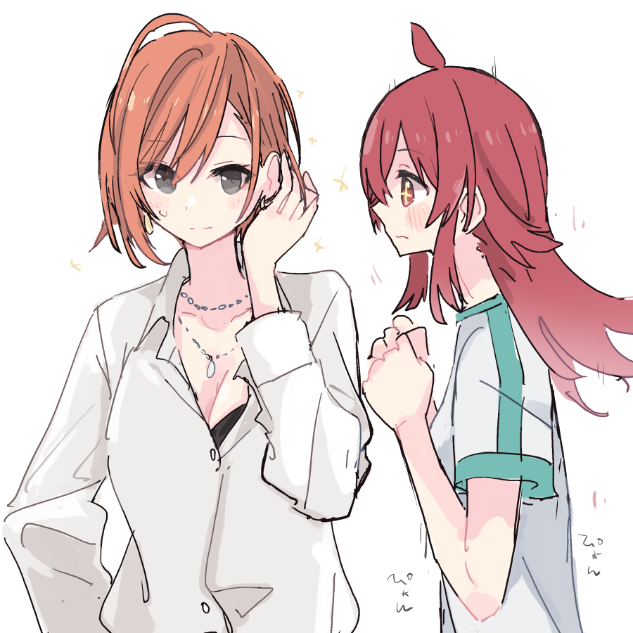有栖川夏葉 ,小宮果穂 「」|しろしのイラスト
