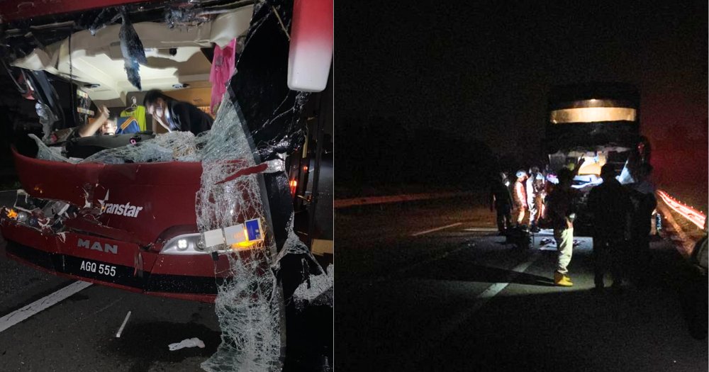 Transtar bus from KL to S'pore crashes, injured S'porean claims wounded passengers got 'zero care' bit.ly/46dhnUy