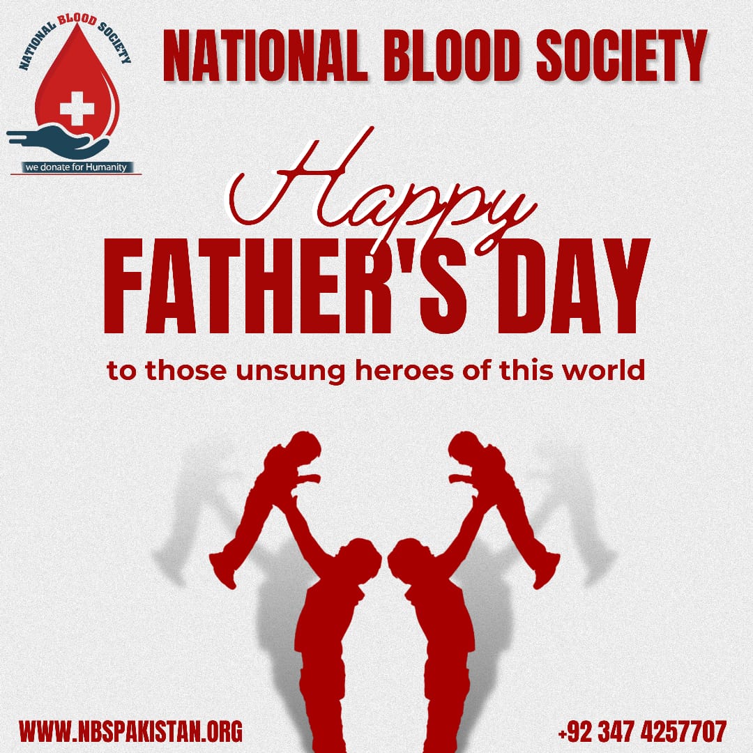 Happy father Day 😘🌹😘
#FathersDay 
#OurFatherOurPride
#Nationalbloodsociety 
#NBSpak
@NBS_SMTeam 
@NBSISBOFFICIAL 
@NBS_Haroonabad 
@Zeeshan_Malik10
@NBS_Muridke
Hamzaawan