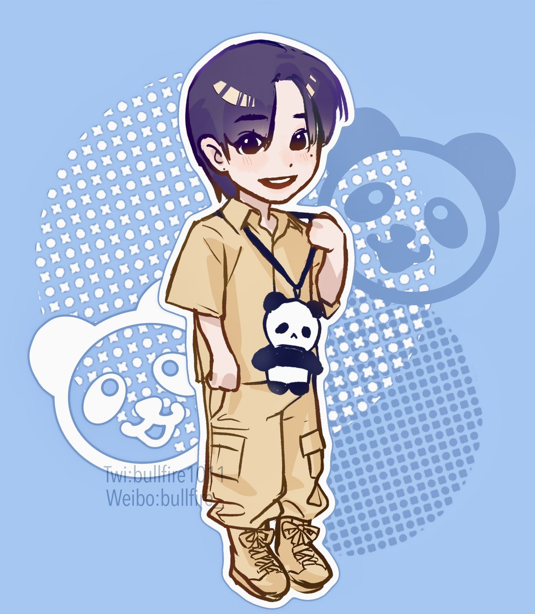 #정우 랑 푸바오🥰