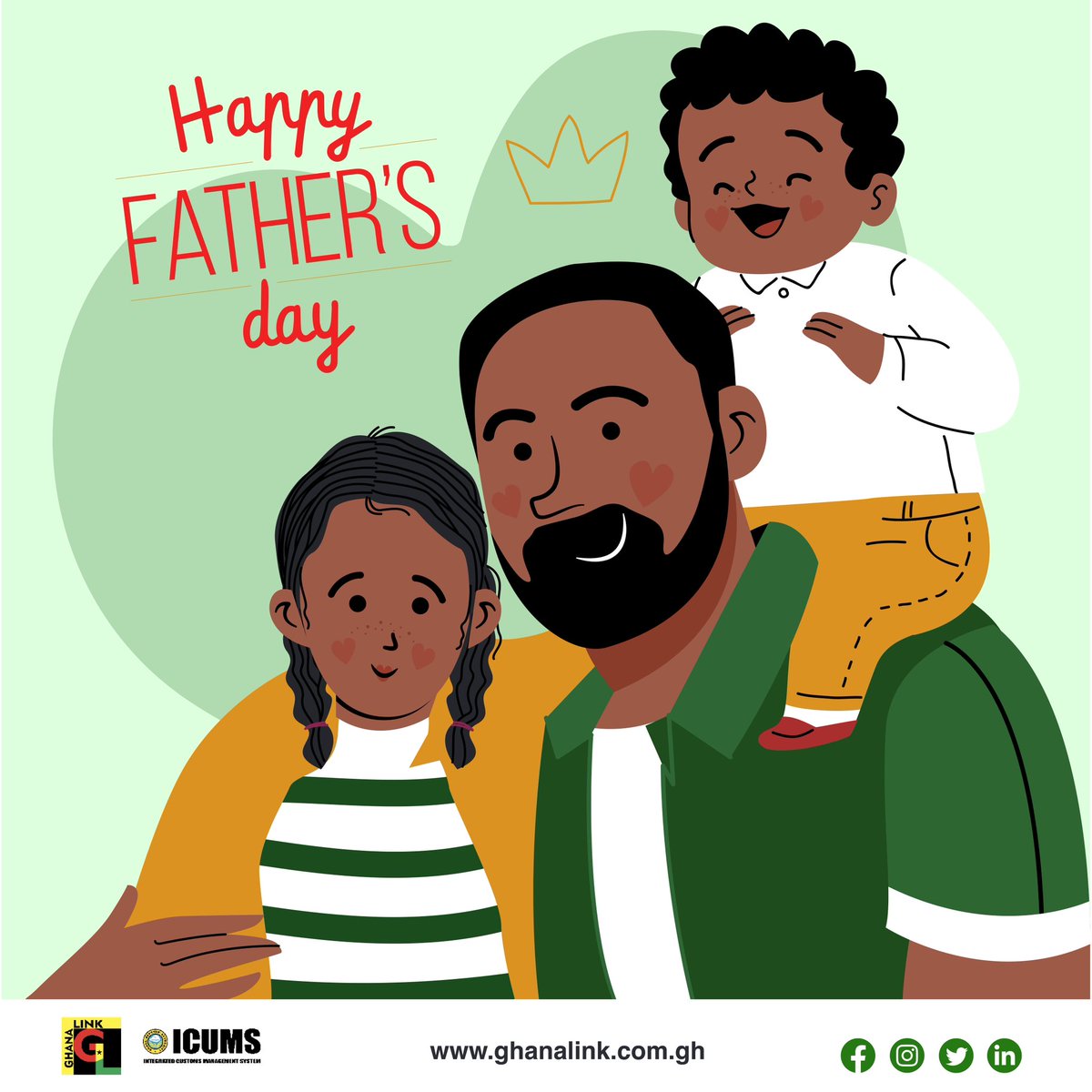 Happy Father’s day 
we appreciate you for everything ❤️🥰🎁 #HappyFarthersDay #icums #ghlinknet