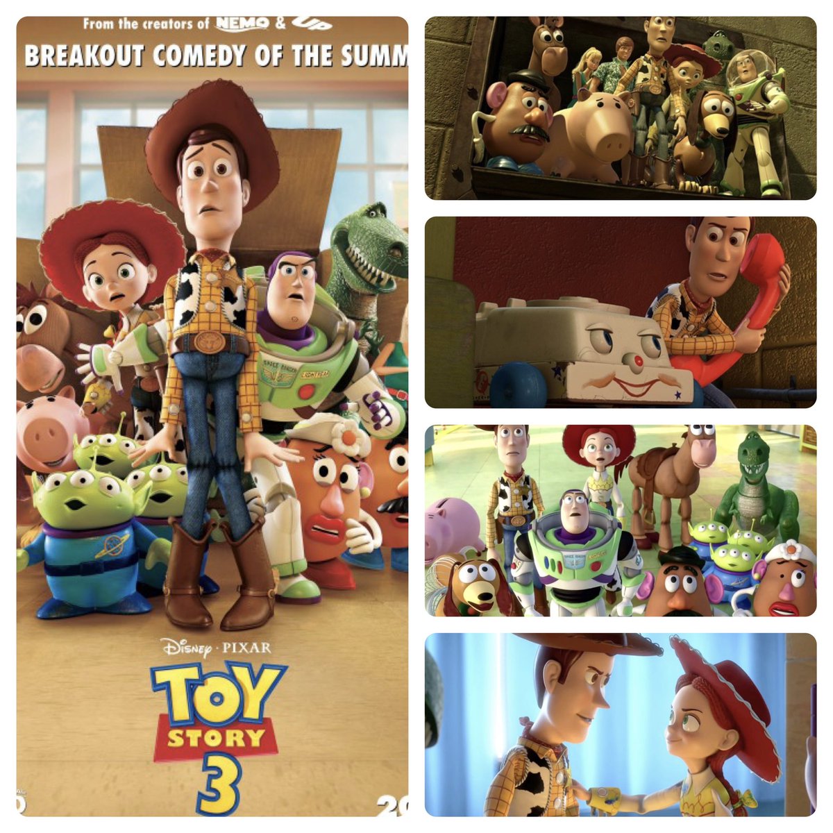 Toy Story 3 celebrates it's 13rd anniversary today
#toystoryfan #toystory3 #woodytoystory #buzzlightyear #jessietoystory #lotsohugginbear #toystoryalien #mrpotatohead #slinkydog #mrspotatohead #rextoystory #hammtoystory #pixar #pixaranimation #pixaranimationstudios #pixarfan