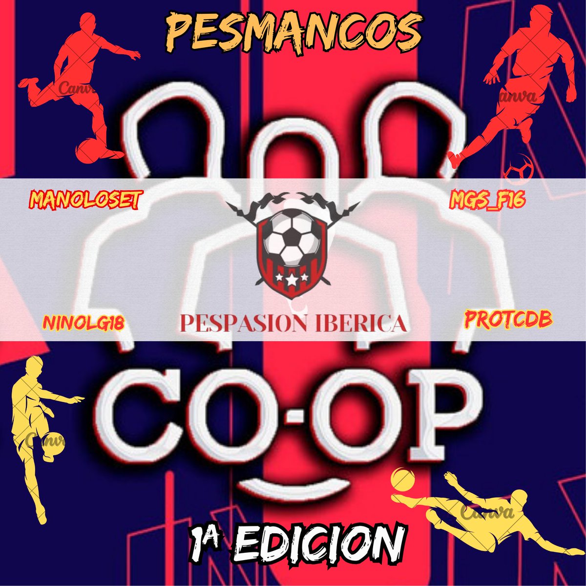 Otra fantástica Liga <a href="/PesMancos/">PesMancos</a> se hermanan con nosotros, haciendo partícipes a todos de sus mejores galas. Usaré una frase del presi @entregados_pes "el Pes nos une, no nos desune" para presentar a estos 4 fantásticos <a href="/manoloset/">Manuel</a> <a href="/Pajarraco_Soy/">Mourinho Team</a> <a href="/P10N10/">P10N xxxv</a> <a href="/ProtCDB/">Luis MGE</a>