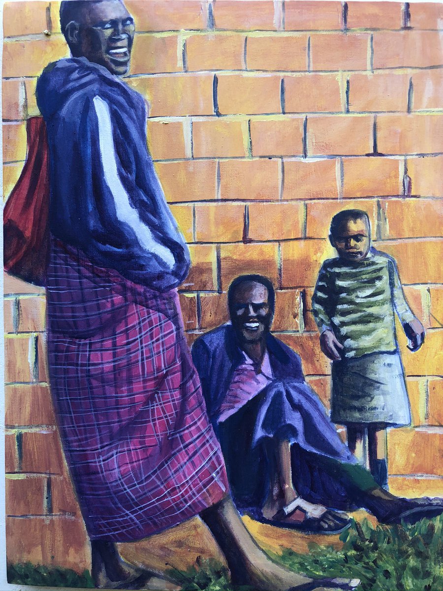 A father smiling 🙂.

#art #artist #painting  #acrylicpaint #canvas #brush #reality #dalilylife #painter #artistry #artistic #talent #passion #selfthaught #artistsplatform #selfpromotion #people #nature #followformore #newposteveryday #love #artafrica #painting #artafrica