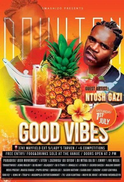 blackchild221's tweet photo. Smashizo95 PRESENT 

#goodvibes WITH Ntosh Gazi (JOHN VULI GATE)

1st July 🗓️ 
Daveyton e-VUTHA🔥 ^Lady D📌 https://t.co/y06LvjWZwq