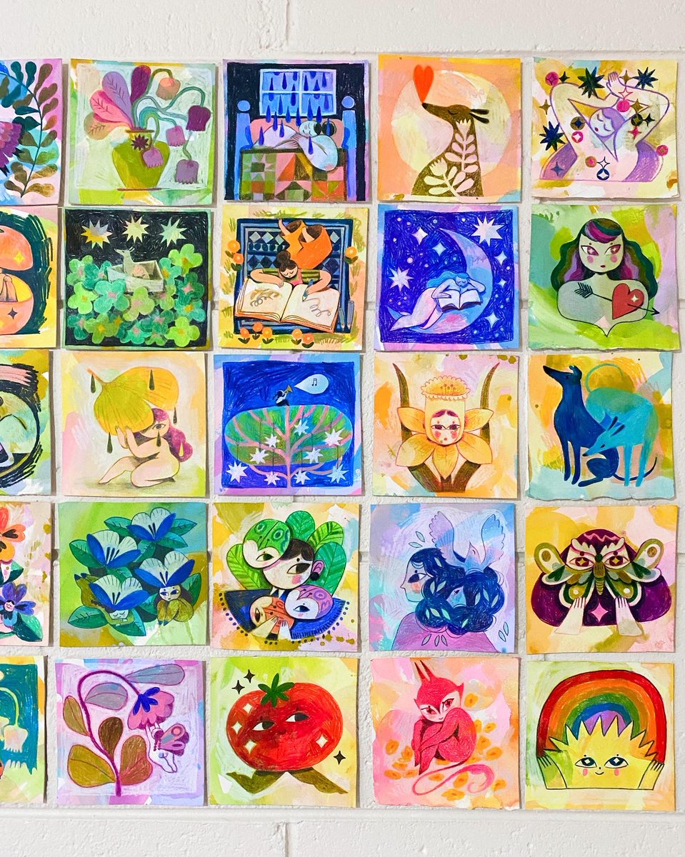 70/100 my little Sun having fun 🌞
#the100dayproject  and some on my wall, all looking very cute and fun together!