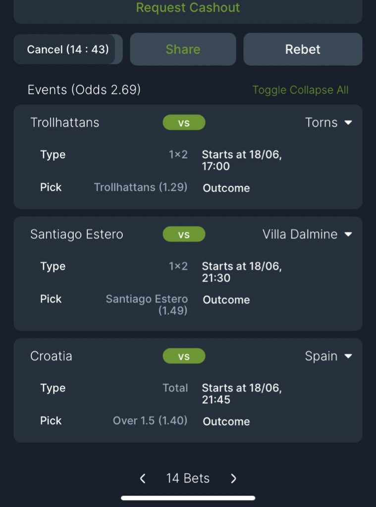 Sunday 2 odds for kidney ✅

A simple 2 odds can change your life 🤌
Double up💚✅

1XBET code 👉 7PTT2

Betika 👉   betika.com/share/Q5tznH