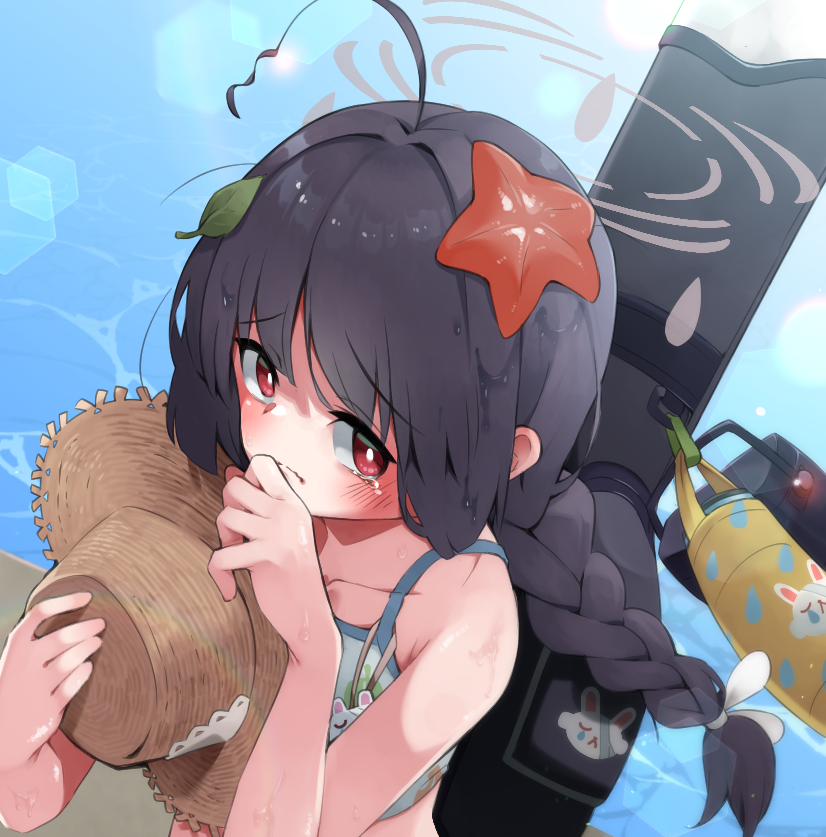 霞沢ミユ(ブルアカ) 「ミユ… #ブルアカ #BlueArchive」|だてめがね@Skebのイラスト