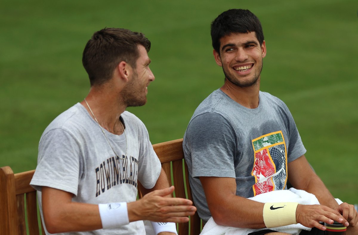 These two 😍

@carlosalcaraz 🤝 @cam_norrie 

#cinchChampionships