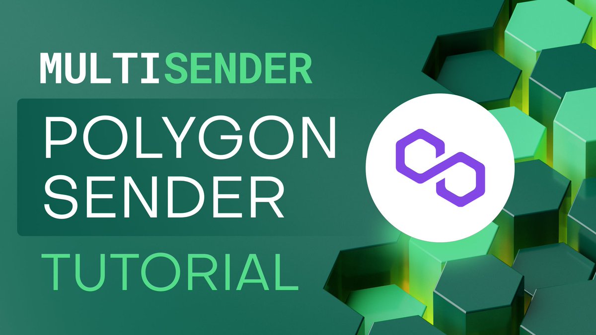 polygonsender's tweet photo. Polygon Sender is a tool for distributing polygon(matic) network tokens to multiple wallet addresses from a CSV or TXT file.
View the tutorial video to find out more π https://t.co/c3ezlkmuFi
#polygon #multisend #tokens #bulksend #defi https://t.co/ExFRuOCGrY