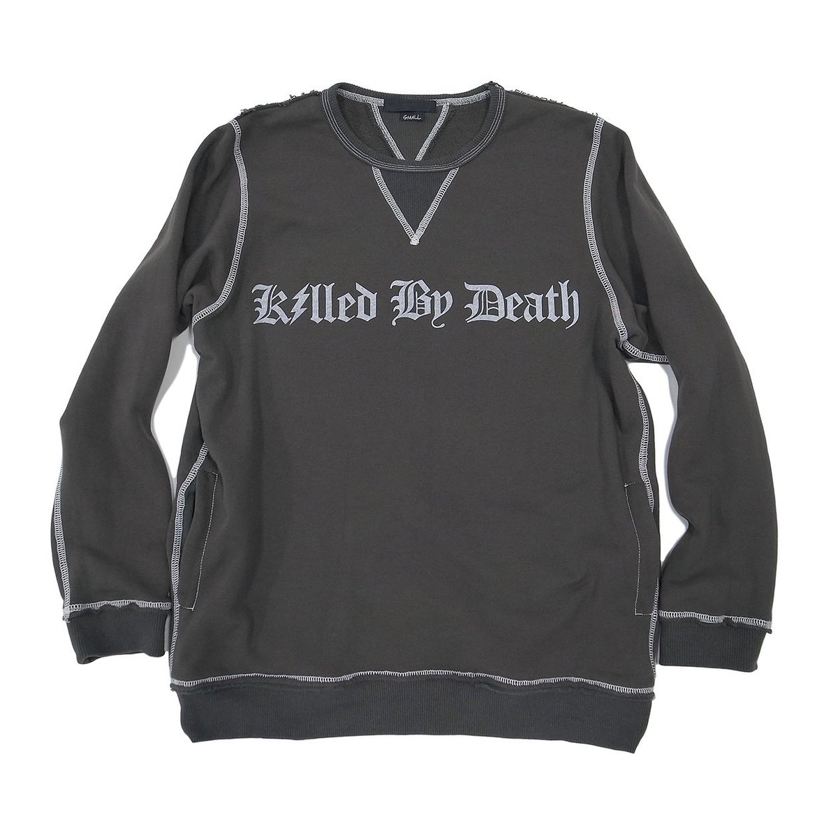 greed_store's tweet photo. ★第33回GREEDセール『BLACK MARKET』開催中!!
#creaturefromtheliving
●「K⚡︎LLED BY DEATH」!!
今回セール初登場のスウェット!!
#CFTL ならではな美しいシルエットが特徴!!
薄手で柔らかく、幅広いシーズンでご着用頂けます!!
◎ご購入はコチラ
https://t.co/7CKBfHPrOX https://t.co/4xc6hDdWfK
