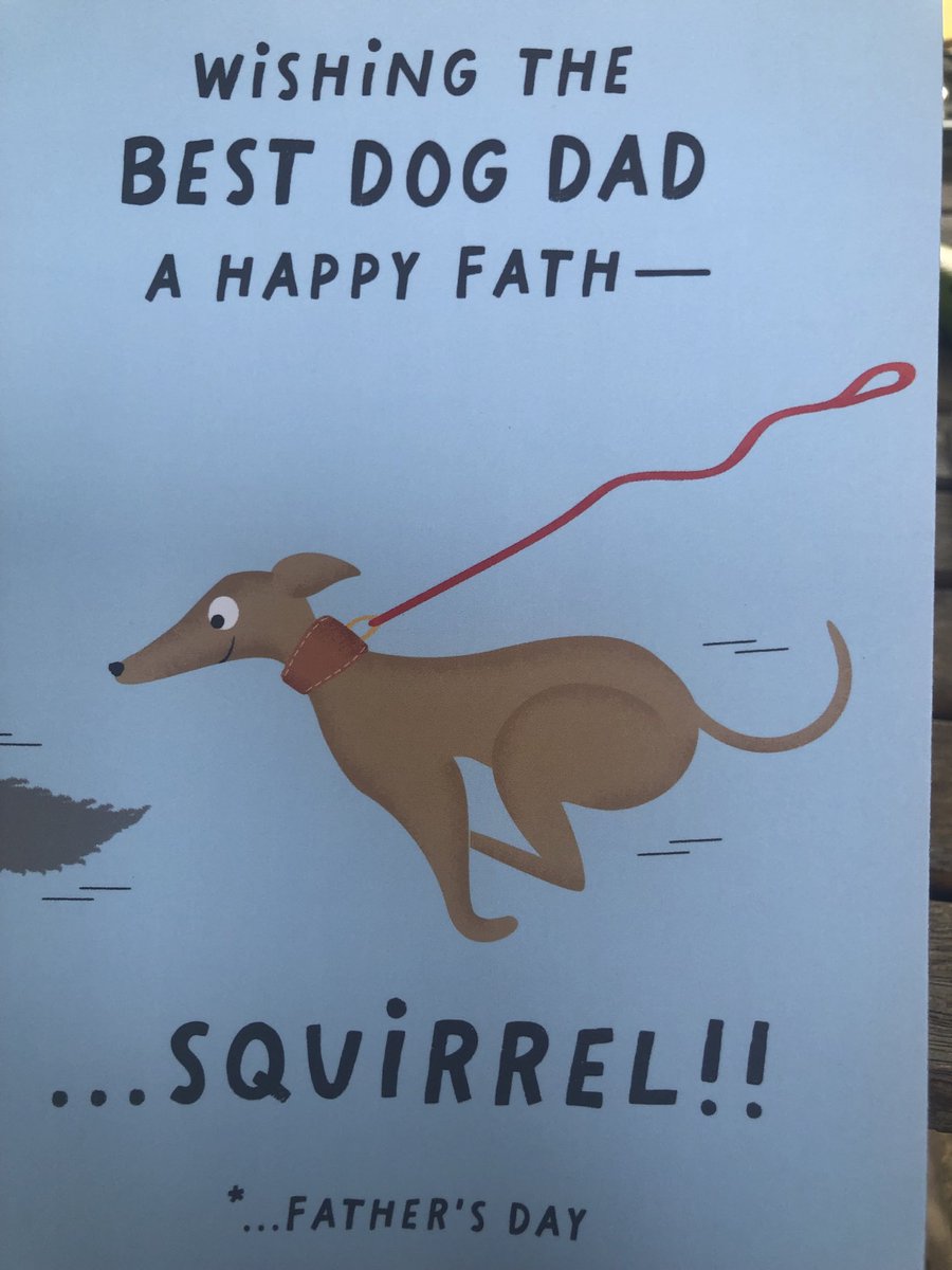 Me got de Hoodad a Faver’s Day card as he’s been quite good wiv de treats  recently. ❤️❤️❤️🐾🐾🐾🐾❤️🐾🐾❤️