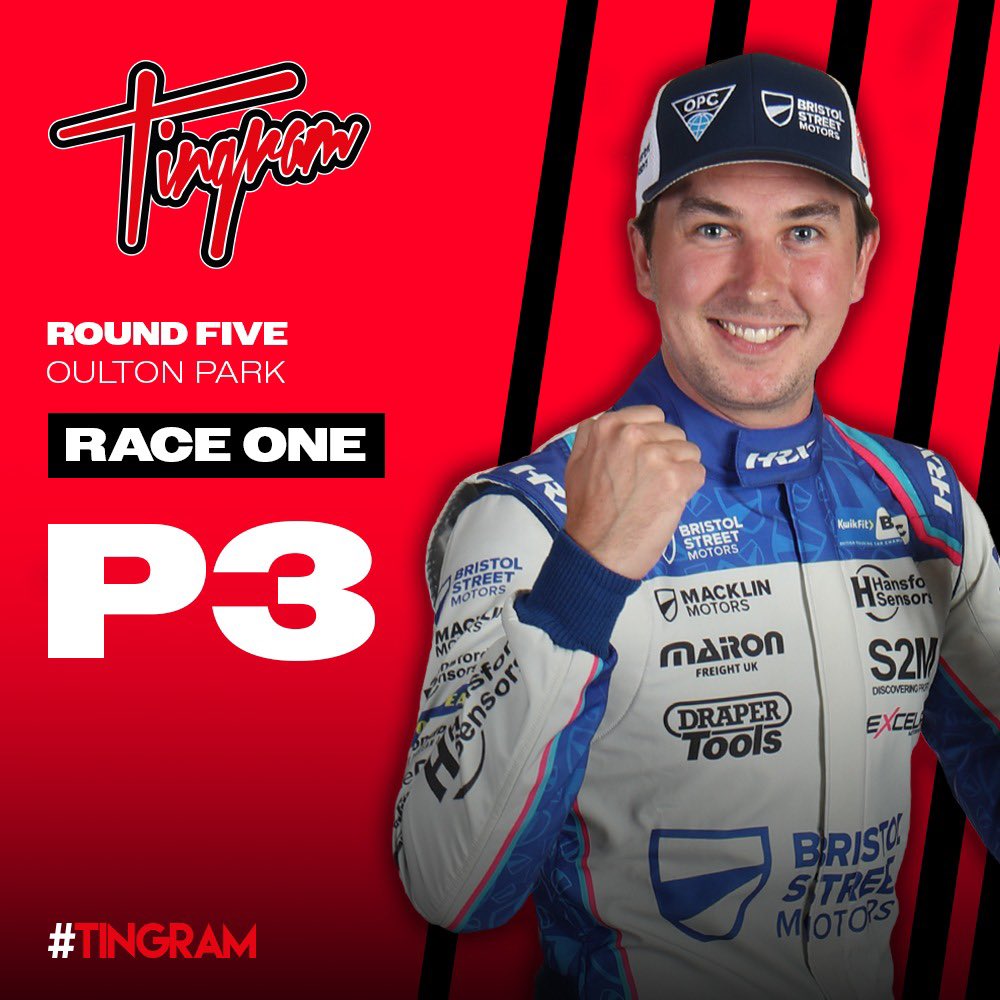 Tomingram80's tweet photo. #RACEONE Result 🏁🏆 #TeamTingram #OultonPark #BTCC @Excelr8M @BristolStMotors @MaironUK @HansfordSensors https://t.co/qHmp767lC2