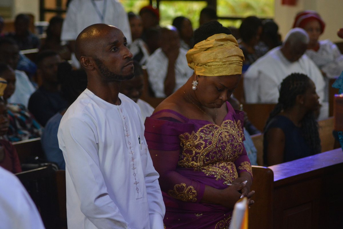 GnbcLagos's tweet photo. Thanksgiving of newly wedded - Mr. & Mrs. Leonard Ebere!
#Thanksgiving
#LatestCouple https://t.co/tTHdAWyjDx