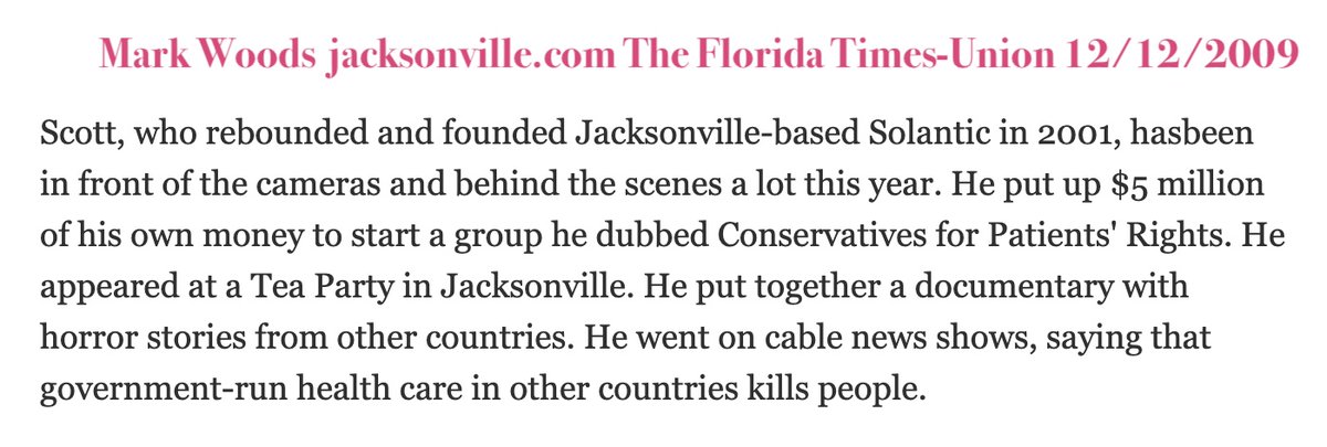 Conservatives for Patients Rights then hired the John Kerry Swiftboat ad agency. Again, the mistrust spread like wildfire.

$5 million went to form a group that sowed doubt about non-profit healthcare.