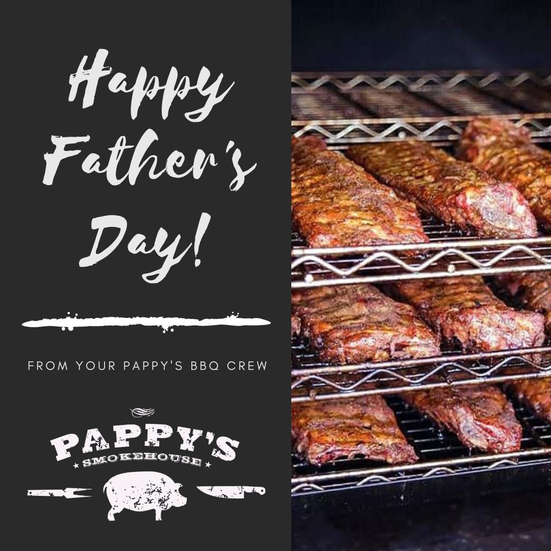 We've got racks of BBQ love today for all the awesome dads out there! 🔥🔥🔥  

HAPPY FATHER'S DAY! Enjoy your day. You deserve it! ❤️

#fathersday #happyfathersday #pappyssmokehouse #stlouis #bbq #eatlocal