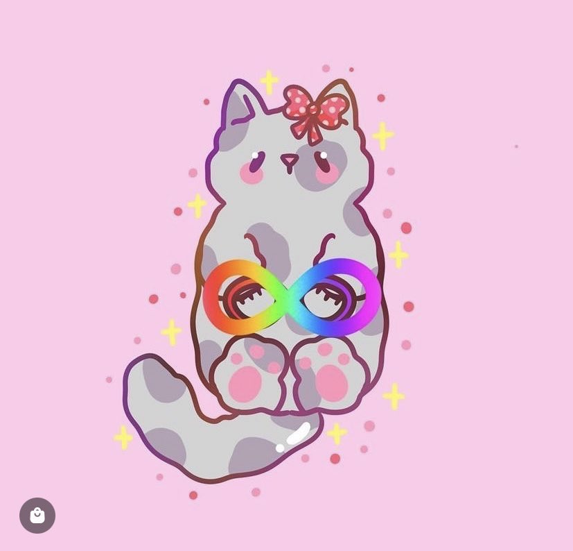 happy #AutisticPrideDay ♥️🌈 thank you for supporting me, an autistic artist !!💗