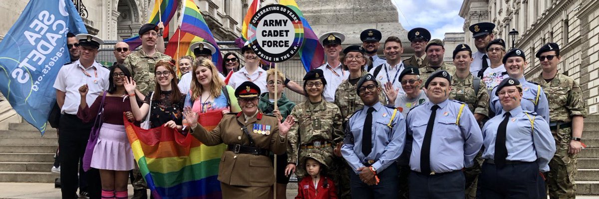 @PrideInLondon is 2 weeks away and @ArmyCadetsUK will be joined by our friends from @SeaCadetsUK @aircadets @VCCcadets again this year - only a few places left @RAFAC_Aspire @ASPIRELEAD1 @XOSupportVCC @EssexACF @WiltsACF @ArmyLGBT @RNCompass @RAF_LGBT @AC_INCLUSION @ArmyCadetsHoW
