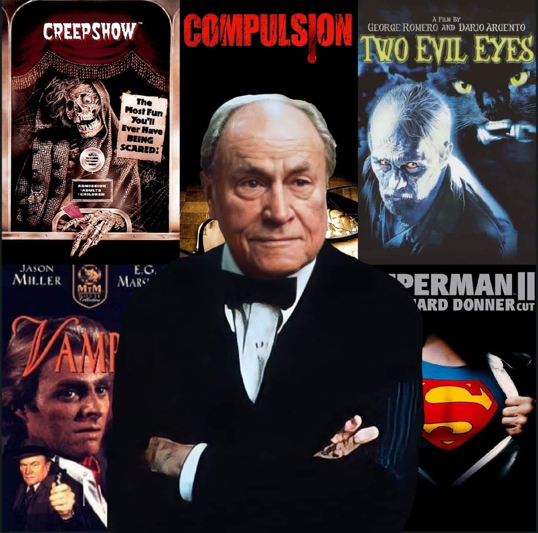 Happy birthday to the late
E.G. Marshall.
#egmarshall 
#creeshow #twoevileyes #vampire #superman2 #compulsion #nixon #thetommyknockers #thedefenders