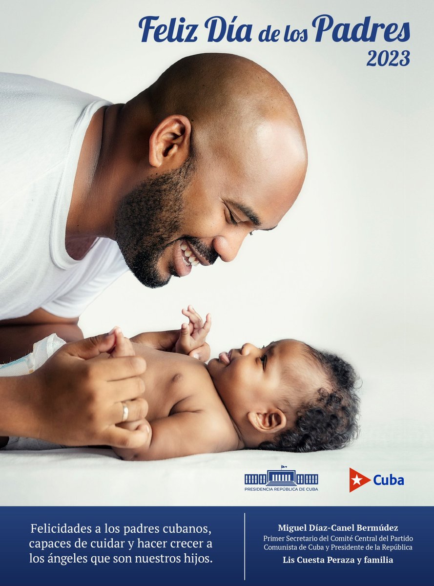 Felicidades a los padres cubanos, capaces de cuidar y hacer crecer a los ángeles que son nuestros hijos.  #DíaDeLosPadres ❤