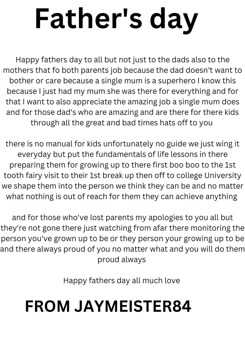 #fathersday #singlemum #family #love #respect To all the fathers and single mums doing both roles happy fathers day xx