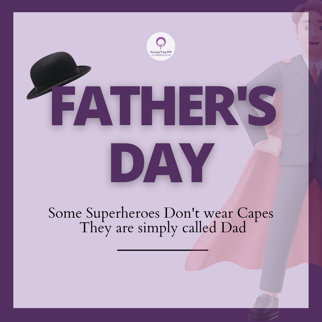 PurpletreePr's tweet photo. Happy Fathers Day to all the real life super heroes out there🦸🧿 
_
_
_
_
_
_
_
_
#dad #fathersday #FathersDay2023 https://t.co/AhxDmFDS7v