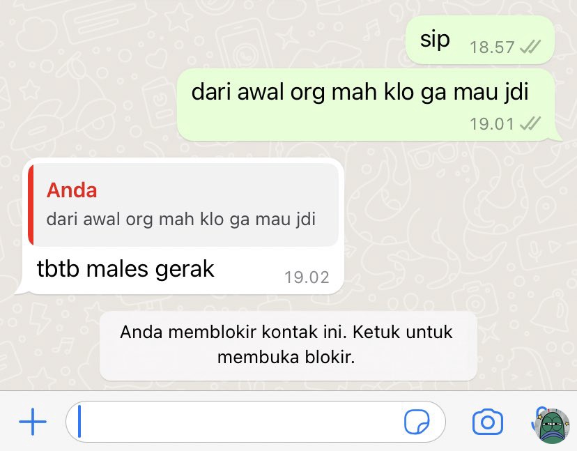 tanyarlfes's tweet image. 💚 janjian jam 7 tiba tiba dibatalin, mana awalnya dia lagi yg ngajak keluar, masa setiap mau main harus nurutin mood dia yg kayak t4i itu sih, kocak bgt temen yg begini