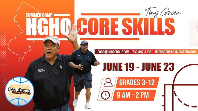 HoopGroupHQ's tweet photo. Core Skills Summer Camp at Hoop Group Headquarters STARTS TOMORROW June 19th. 🏀✌🏽@TinyGreenNBS 
.
  ⬇️ REGISTER HERE ⬇️
. https://t.co/A2X81ux0v4
.
#hoopgrouphq #neptune #tinygreen #ballhandling #improve #alwaysatit #jerseyshore #basketball #summer2023 #thatswhatsup #nj https://t.co/xuXTMiPAcf