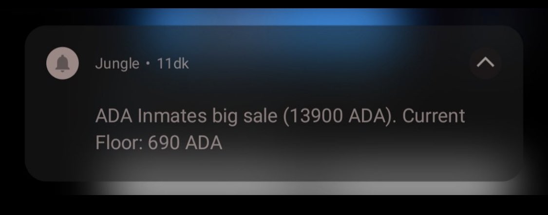 An All Time High for Inmates at 13,900 ADA. This will look cheap few months from now #OnlyTimeWillTell #adacommunity #CardanoADA #CardanoCommunity #CardanoNFT