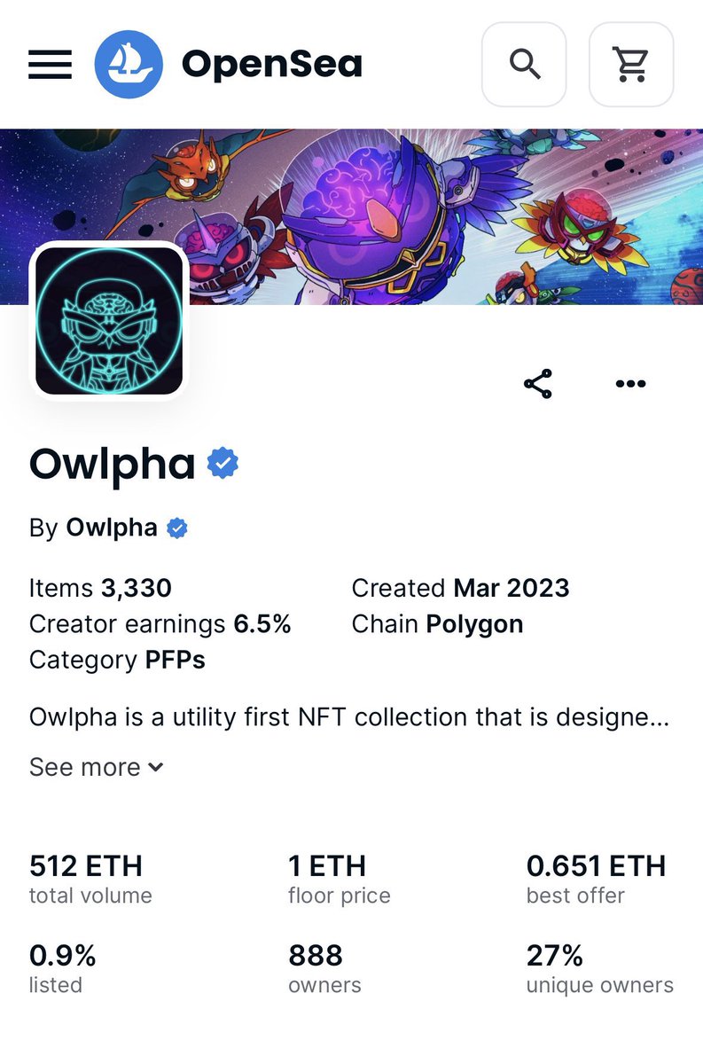 theShakeSpearow's tweet photo. ATTN everyone!
@OwlphaNFT by @MNFSTLabs just reached a new ATH with a FP of 1ETH. We manifested it and it happened.
Thank you @MrMintETH!
I think the hashtag #OwlphaTo1ETH doesnβt apply anymore.
What do you think our new target should be? 5ETH? 20ETH? 50ETH? #NoOneCanStopUs
#HOOT https://t.co/dHdLtZ38Hj