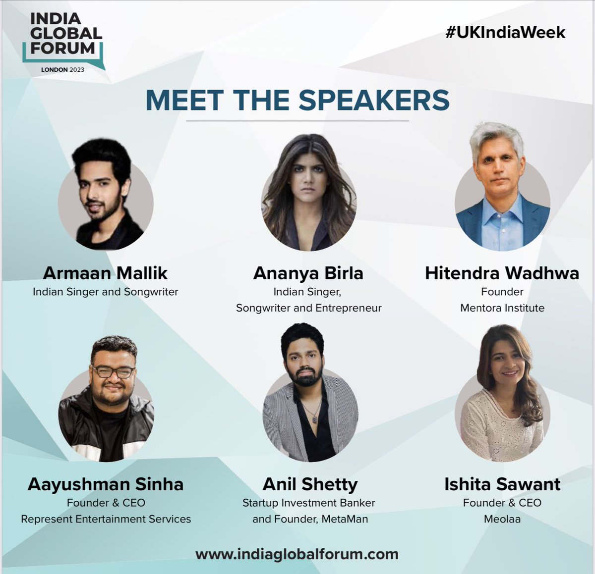 Looking forward to interacting with our Future Changemakers at India Global Forum 'Young Leaders Forum' on 24 June The Nehru Centre, Londom and kick start #UKIndiaWeek 2023. Join Us!