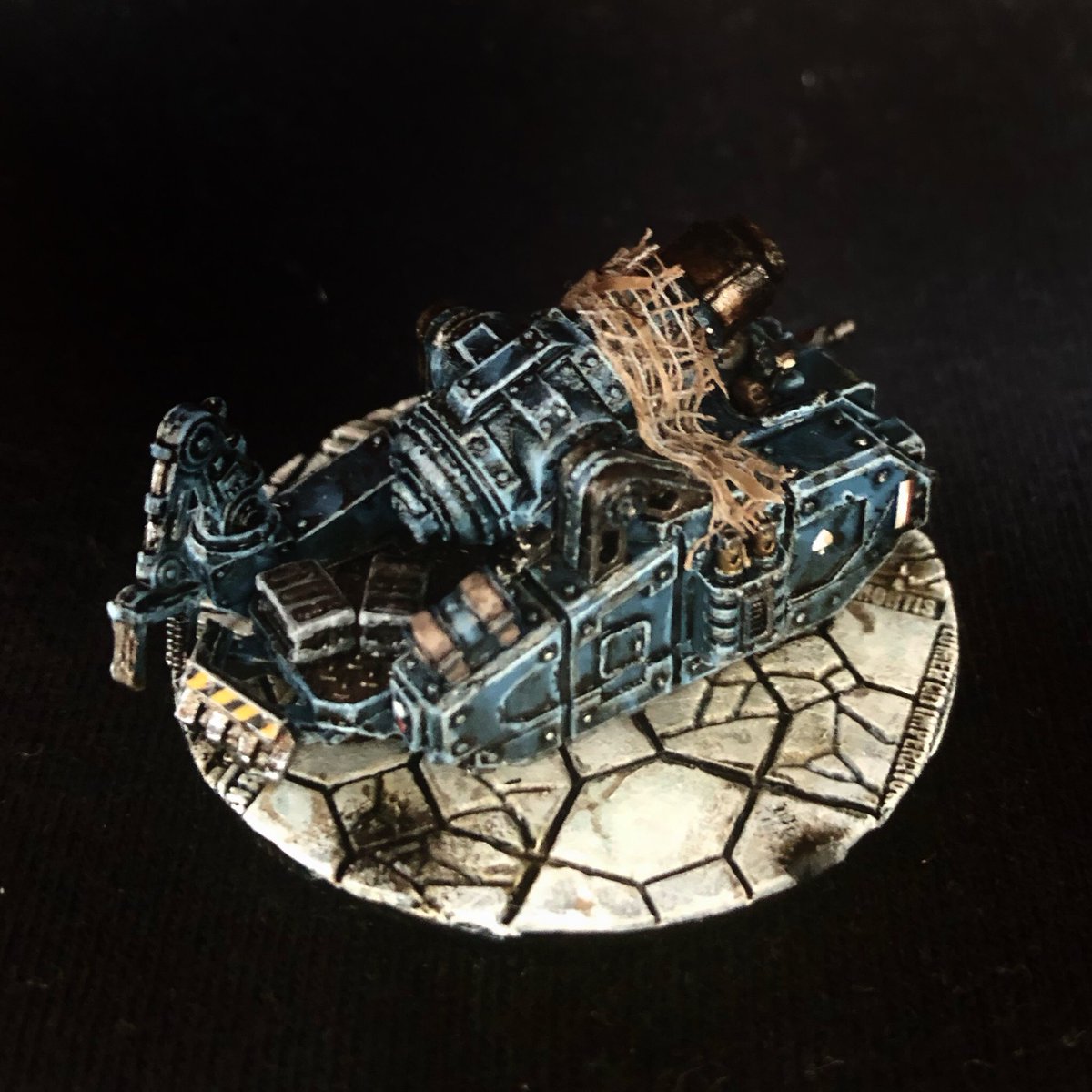 backtohobbyM's tweet photo. Death Korps of Krieg
143rd Siege Regiments
Bombard
I dive deeper into 6mm scale.
And I am having a LOT of fun !
#imperialguard #astramilitarum #siegetank #artillery #6mmscale #wargaming #dkok #deathkorpsofkreig #6mmscifi #tabletopminiatures #warhammercommunity #epic40k https://t.co/U4uYyCLkgL