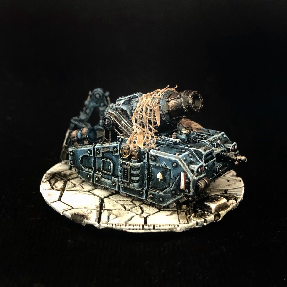 backtohobbyM's tweet photo. Death Korps of Krieg
143rd Siege Regiments
Bombard
I dive deeper into 6mm scale.
And I am having a LOT of fun !
#imperialguard #astramilitarum #siegetank #artillery #6mmscale #wargaming #dkok #deathkorpsofkreig #6mmscifi #tabletopminiatures #warhammercommunity #epic40k https://t.co/U4uYyCLkgL