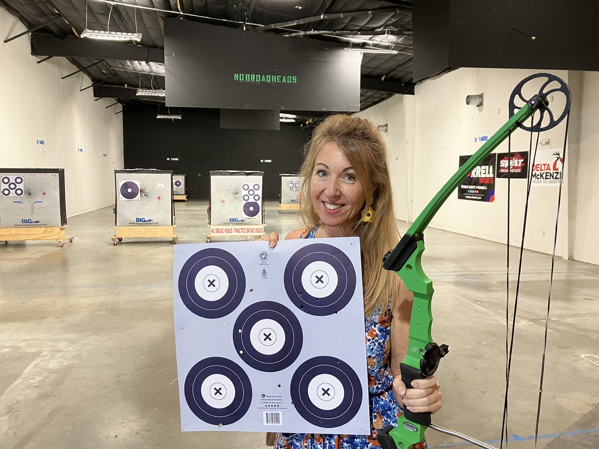 My new favorite hobby! Who knew? Just call me Merida or Katniss. 😂