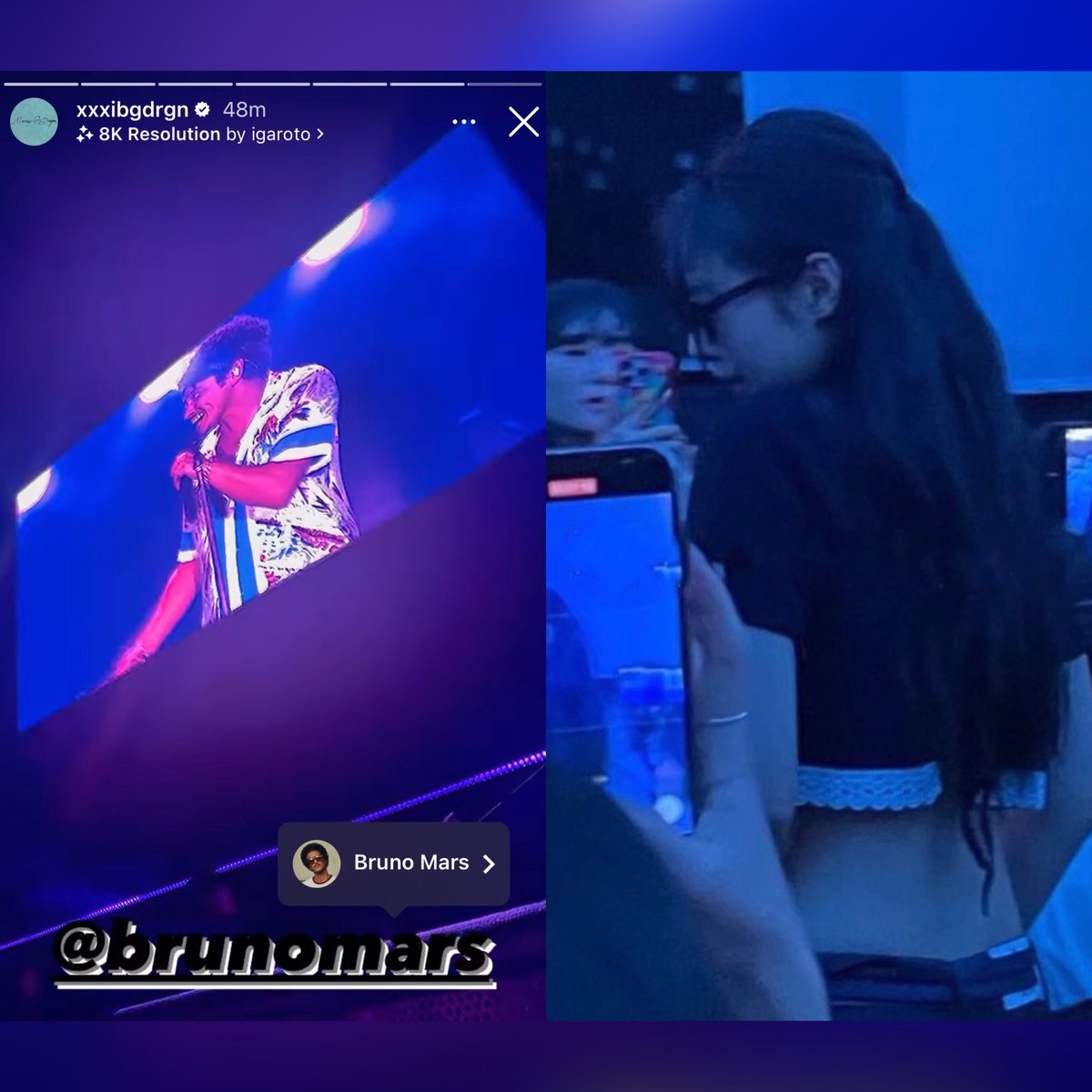 jennie and gd attended the bruno mars concert🤭 ah what a happy couple omg😛 #jendragonisreal #taennieisfake #jendragonreal #taenniefake #blackpink  #jenniekim #jiyong #theidol #jennierubyjane #kwonjiyong #gdragon #jen #chanelcouplejendragon