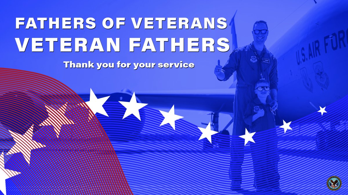 DeptVetAffairs's tweet photo. Happy Father’s Day! Today, we celebrate all Veterans who are fathers and fathers of Veterans. Thank you for your sacrifice and service! https://t.co/UGbd3shr91