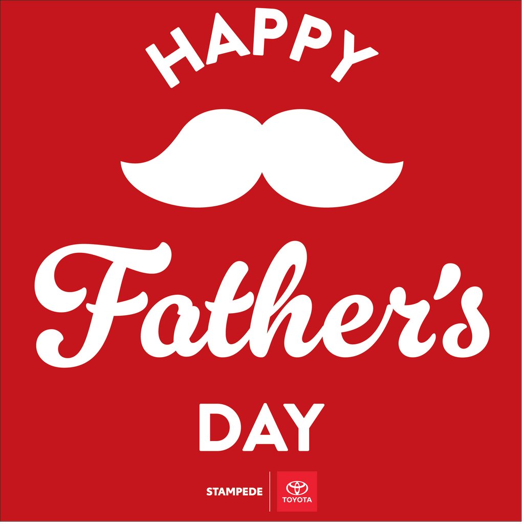 Happy Father's Day from Stampede Toyota, where we celebrate the men who steer us in the right direction with love, guidance, and the smoothest rides. Wishing all the amazing dads out there a day filled with joy, adventure, and the open road ahead. 
#FathersDay #StampedeToyota