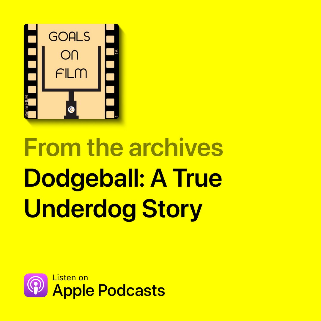 GoalsOnFilmPod's tweet photo. And make sure you follow @GoalsOnFilmPod on Twitter and Instagram to stay across future episode releases. You can also subscribe to our YouTube channel for video highlights from our episodes!

#Dodgeball https://t.co/MwNYUVmJzw