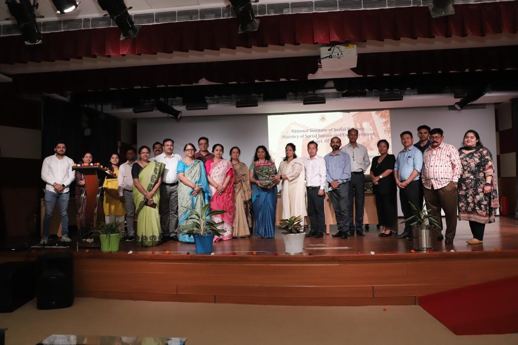 NISD_India's tweet photo. On #June16, one-day consultative meet for the chief functionaries of Regional Resource & Training Centres (#RRTCs), chaired by Ms. Monali P. Dhakate, Joint Secretary (https://t.co/nEvdOLuGX2), @MSJEGOI, was organised at @NISD_India Auditorium. https://t.co/dTubvpl11V
