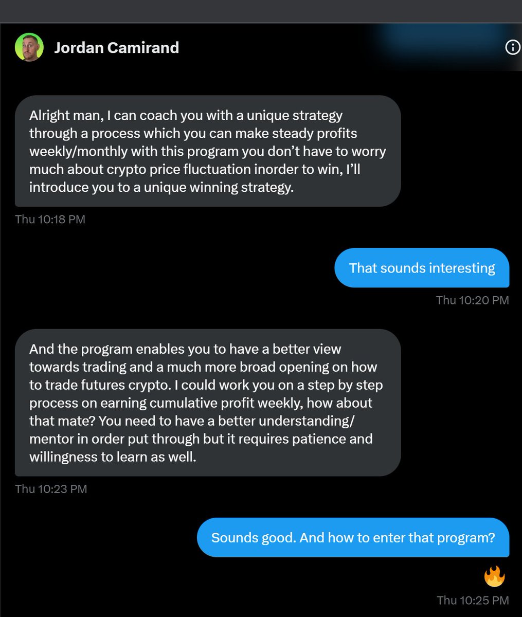 SillyMeSillyYou's tweet photo. @JordanCamirand Someone is pretending to be you and scamming people  @JordanCamirand https://t.co/dHiN9hKefV