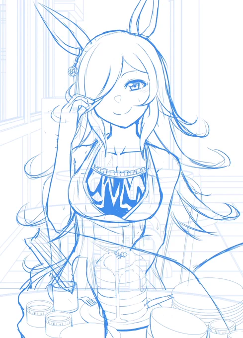 よねだおこめ先生もう少し描いていい? いいよ
