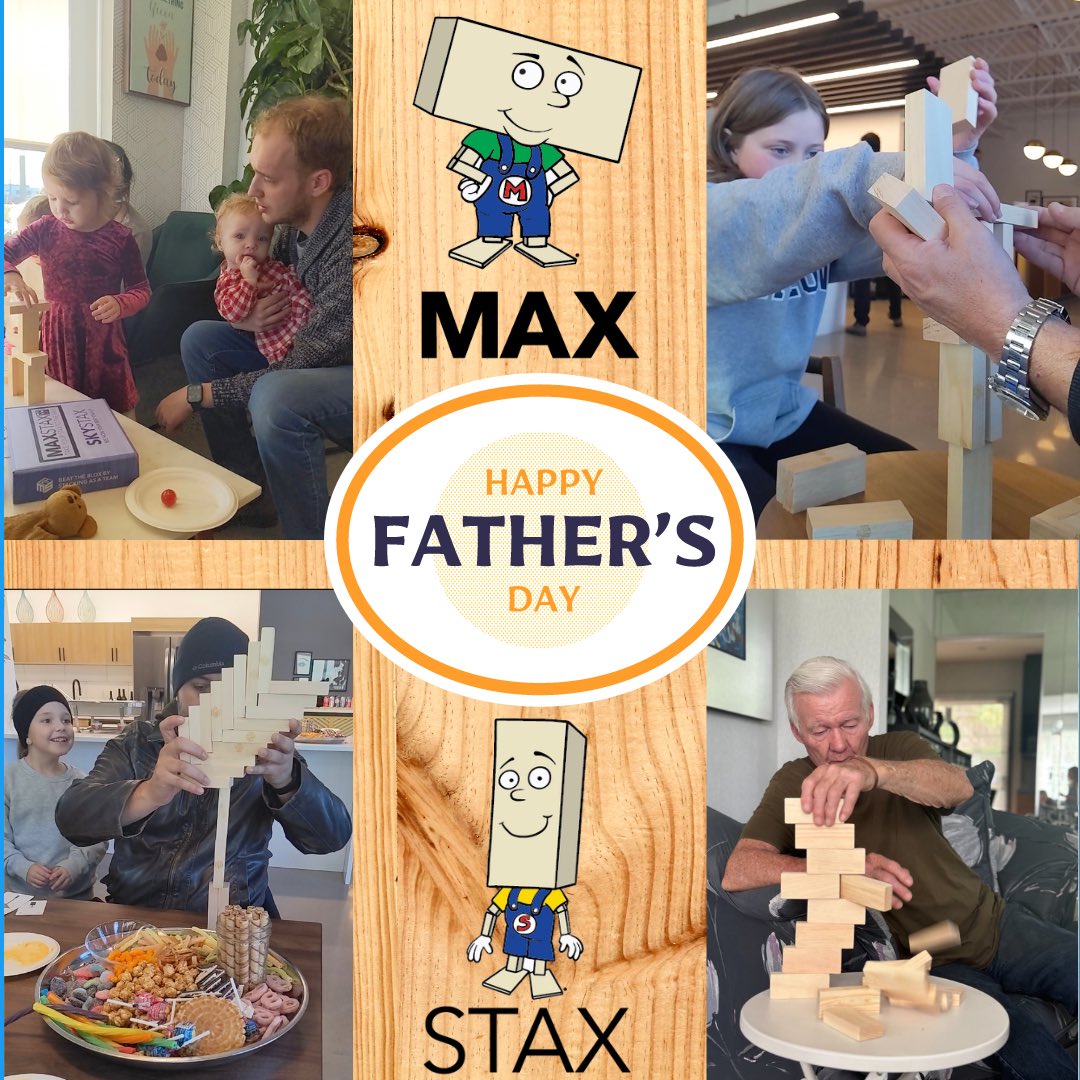 HAPPY FATHER”S DAY 🎉 from all of us at maxstaxgaming.ca 🧍‍♂️👨‍

#fathersday #familyofboardgames #boardgamegeek #ontariowood #boardgamegirl #familyboard #momlife #muskokaartsandcrafts #loosepartsplay  #parentsbelike #woodengames #momlife  #momanddaugter #fathersdayfun