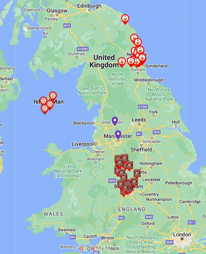 MasonicMap's tweet photo. Latest updates, include all Royal Arch Chapters for
Staffordshire Freemasons
@ProvincialGLN
@FreemasonsIOM
As always, please check new and current pins for accuracy and let me know any errors.
#staffordshirefreemasons #Northumberlandfreemasons #FreemasonsIOW #MasonicMap https://t.co/kw6h1z0DOw