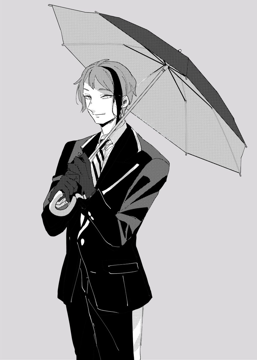 「らくがき 雨の日のジェ」|ササハラのイラスト